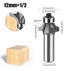 <span class=keywords><strong>Fraise</strong></span> à arrondir haute performance Master-carpenter pour table <span class=keywords><strong>de</strong></span> fraisage, idéale pour le noyer – Outil exceptionnel pour le façonnage des coins - Product Image 1