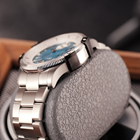 Montres automatiques en acier inoxydable OBLVLO Design Sun Dial pour hommes, bracelet argenté célèbre, montre mécanique étanche, horloge CAM-SUN