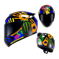 Casque de course intégral certifié DOT pour adultes unisexes, toutes saisons, personnalisable, en ABS, pour moto, support OEM ODM