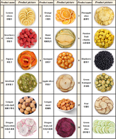 Fruits séchés en vrac : Fraises, mangues, citrons, oranges - Pur déshydraté par congélation et séché à l'air