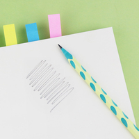 Crayon triangulaire en bois personnalisé avec impression UV, prise en main ergonomique, mine noire, nom et logo personnalisés pour enfants et étudiants, vente en gros