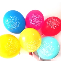 Ballons gonflables à l'hélium bleus personnalisés à bas prix d'usine, impression de logo personnalisée, ballons en latex avec logo imprimé