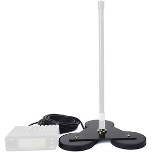 Support de base magnétique 390 avec câble <span class=keywords><strong>coaxial</strong></span> RG58 de 4m connecteur UHF-femelle pour émetteur-récepteur mobile de véhicule <span class=keywords><strong>CB</strong></span> - Product Image 6