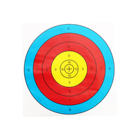 Cible en papier SPG Archery 40 cm demi-cercle pour ensemble arc et flèches, accessoires de chasse, tir et compétition en extérieur