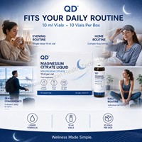 Complément Liquide de Citrate de Magnésium Végétalien Sans Sucre OEM ODM 400mg/10ml Certifié Halal Durée de Conservation de 24 Mois Étiquette Personnalisée