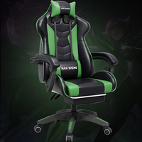 Chaise de luxe ergonomique pivotante et ajustable pour ordinateur, à motif personnalisé, style moderne, gaming