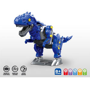 บล็อกตัวต่อควบ<span class=keywords><strong>คุม</strong></span>ระยะไกลด้วยไอน้ำ, บล็อคตัวต่อไดโนเสาร์ต่อสู้ออกแบบด้วยเสียงอะนาล็อกและการแกว่งข้อต่อ - Product Image 2