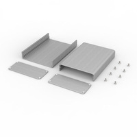 Usinage CNC Boîtier en aluminium anodisé Boîtiers d'instruments électroniques Boîte de jonction Boîte de rail Din