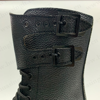 Bottes de Combat Tactiques XC French Rangers, 10 Pouces, Montage Goodyear, Cuir Gaufré, Uniforme Militaire HSM266