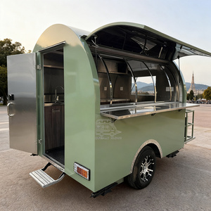 Remolque de Comida para Helados Totalmente Equipado, Camión de Bebidas y Comida para Exteriores, Remolque de Cocina para Hamburguesas con Certificación CE - Product Image 5
