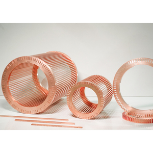 <b>Copper</b> Short Circuit Rings and Rotor Bars High Conductivity Components for Electric Motor Rotors Industrial Generators - Product Image 3