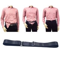 Ceinture de maintien de chemise réglable pour homme – Maintien de la chemise rentrée dans les pantalons – 2,5 cm