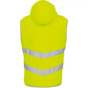 Gilet imbottito ad alta visibilità personalizzabile per merchandising - Product Image 3
