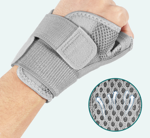 Soporte de muñeca transpirable férula profesional <span class=keywords><strong>muñequera</strong></span> banda protectora artritis túnel carpiano mano esguince <span class=keywords><strong>tendinitis</strong></span> pulsera - Product Image 1