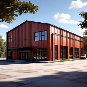 Edificio Prefabricado de Estructura de Acero Moderna y Duradera Personalizado para Oficina, Escuela, Hospital, Taller, Baño, Montaje Rápido e Instalación Veloz - Product Image 5