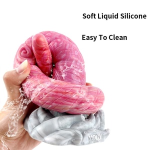 FAAK 46*5cm Long <span class=keywords><strong>Butt</strong></span> <span class=keywords><strong>Plug</strong></span> Unicorn Fantasy Dildo Soft Silicon Anal <span class=keywords><strong>Plug</strong></span> Sex Products With Suction Cup for Men and Women - Product Image 3