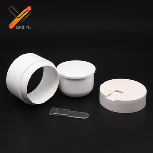 50g 100g contenitore per il corpo in plastica vasetti per il burro Eco Friendly Pcr Pp riutilizzabile per crema cosmetica per il viso barattolo sostituibile con spatola - Product Image 5