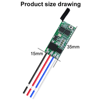 Módulo Transmisor Receptor Universal de Código de Aprendizaje 315MHz 433MHz DC 3V 30V Placa de Control Mini LED de Canal Único