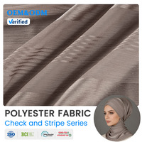 Tissu en satin de polyester respirant B5 pour foulard, matière légère et douce en mousseline pour hijab, usage quotidien décontracté, petite commande