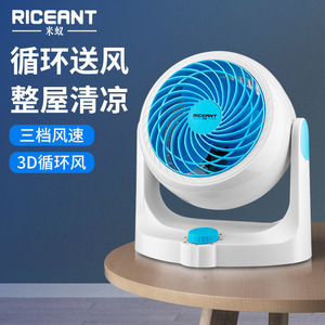 Ventilador Circulador de Aire Riceant, 10-12.9 Pulgadas, Sin Aspas, Eléctrico, 35W, Silencioso, Ahorro de Energía, Ventilador de Enfriamiento Interior - Product Image 1