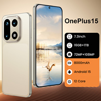 OnePlus 15 16G+1TB Android 15 7.3 pouces Deca Core HD Espagnol 5G Téléphones Portables 144Hz 108MP Longue Autonomie Téléphone Pas Cher En Stock