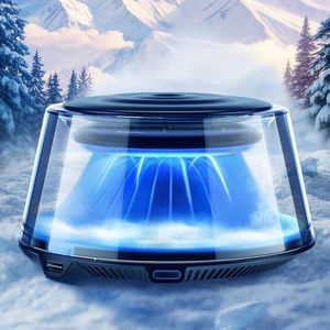 Ambientador de Gel de Lujo para Coche con Pulverizador Automático, Panel <span class=keywords><strong>Solar</strong></span> y Difusor de Aromaterapia de 7 Colores para Uso en Hogar/Hotel - Product Image 1