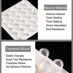 Pads Antichoc Antidérapants en Silicone Auto-adhésifs pour Portes d'Armoires et Appareils Multifonctionnels – Vente en Gros Usine - Product Image 4