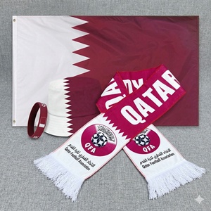 2026 Qatar for 48 Teams Customizable Fan Merchandise Flags Hats Scarfs Cup Bracelets Sets Bulk Corporate Procurement Gifts - Product Image 1