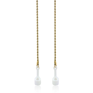 <span class=keywords><strong>Moda</strong></span> punk novedad Cadena de cuerda de acero inoxidable para Airpods colgantes anticaída cadena regalo collares de <span class=keywords><strong>moda</strong></span> mujer envio gratis - Product Image 1