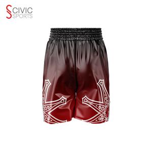 Pantalones cortos de artes marciales al por mayor de fábrica, diseño de sublimación personalizado barato, Boxeo Tailandés - Product Image 6