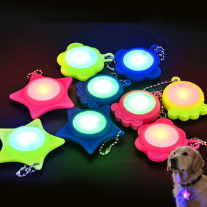Multi funzionale colorato LED ricaricabili Gel di silice notte all'aperto cane Pet ciondolo ciclismo Sport zaino a sospensione - Product Image 1