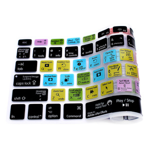 Atajos de teclado piel funcional funda de silicona española para macbook pro 13 pulgadas para <span class=keywords><strong>adobe</strong></span> after <span class=keywords><strong>effects</strong></span> - Product Image 5