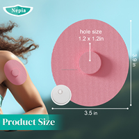 Pansement adhésif imperméable pour lecteur de glycémie continu (CGM), qualité médicale, hypoallergénique, respirant, écologique, tenue 14 jours, respectueux de la peau