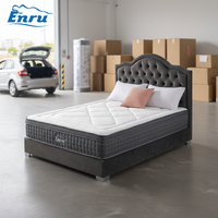 Sleep Hotel OEM-Service 12 Zoll Federkern-Latex-Schaum-Taschenfederkernmatratze für den Heimgebrauch Modern Vakuumkomprimiert in einer Box