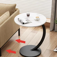 Accueil Salon Canapé Portable Rangement Rack Lit Mini Café Table D'appoint