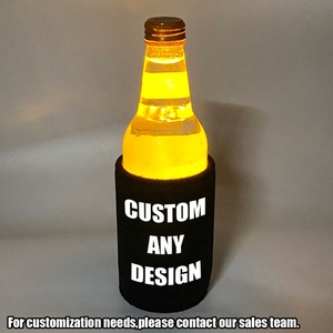 Wijnhouder voor fleshoes, multicolor licht, blanco koozy, aangepaste logo, groothandel, stubby holder, bierglas koeler, koozy voor de bar - Product Image 6