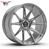 Velg Mobil Penumpang Tempa Wire Drawing 18 19 20 21 Inch 5x114.3 5x120 5x112 untuk BMW F20 F45 F30 F35 Audi A4 B9 Mercedes C-Class