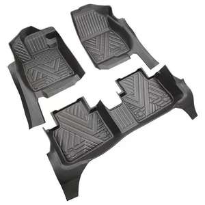 Gran oferta de alfombrillas de cuero TPE 5D, juego completo de alfombrillas traseras para varios vehículos, incluido el asiento Civic HRV, Compatible con <span class=keywords><strong>Tesla</strong></span> Y - Product Image 1