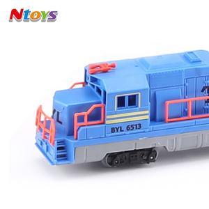 Juego de Trenes de Juguete para Niños con Luz y Sonido, Escala 1:87, Parque de Atracciones, <span class=keywords><strong>Tren</strong></span> de Juguete, Spielzeug Auto - Product Image 4