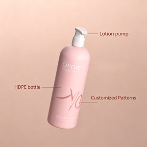 Flacon vide en HDPE de 500 ml et 1000 ml pour cosmétiques, shampoing, gel <span class=keywords><strong>douche</strong></span>, lotion, sérum, avec pompe et bouchon à vis, personnalisable avec logo. - Product Image 3