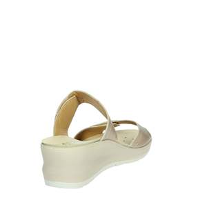 Cinzia Soft Donna Ciabatta Con Zeppa Platino Wedges <b>Sandals</b> Size 37 - Product Image 2