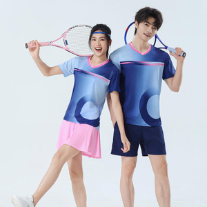 Ropa de running personalizada para adultos, absorbente de sudor, transpirable, de secado rápido, para tenis de mesa, bádminton, voleibol, camiseta. - Product Image 3