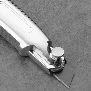 Cuchillo deslizante de 18mm, cuchilla de carga automática de alta resistencia, cuchillo cortador de utilidad con 5 uds. - Product Image 4