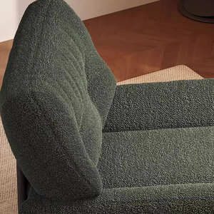 Poltrona Lounge di Lusso in Velluto, Design Elegante, Divano Confortevole di Alta Gamma per Soggiorno di Villa, Poltrona Singola Relax - Product Image 3