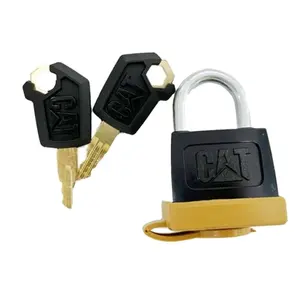 للبيع بالجملة قطع غيار أصلية من قفل الوقود 5P8500 CAT مع مفتاحين غطاء وقود Caterpillar 2462641 مع غطاء 7X7700