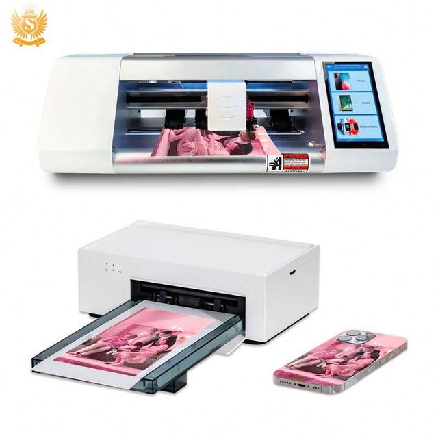 ZHIMEI Dhp511 3D Transparent PVC Phone Skin Printer for Mobile Phones & Laptops (195x100mm in Stock)