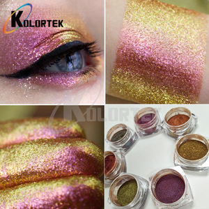 Kolortek duochrome caméléon fard à paupières mica poudre marque privée fard à paupières simple pigment lâche - Product Image 2