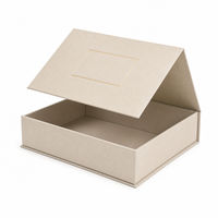 Boîte cadeau magnétique pliable de luxe personnalisée, finition mate douce au toucher, emballage plat, boîte rigide pliable, faible MOQ 200 pièces pour cosmétiques et compléments alimentaires