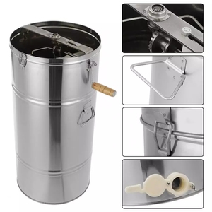 25*45CM Extracteur De <span class=keywords><strong>Miel</strong></span> Manuel En Acier Inoxydable 2 Cadres Extracteur de <span class=keywords><strong>Miel</strong></span> D'abeille <span class=keywords><strong>Centrifugeuse</strong></span> À <span class=keywords><strong>Miel</strong></span> <span class=keywords><strong>pour</strong></span> l'apiculture équipement - Product Image 4