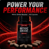 Booster d'oxyde nitrique 500 mg avec L-Arginine pour le soutien de la santé vasculaire, prix d'usine, échantillon gratuit, ODM